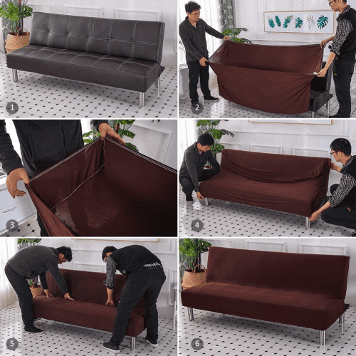 Housse de Clic Clac - Marron - HousseDecor