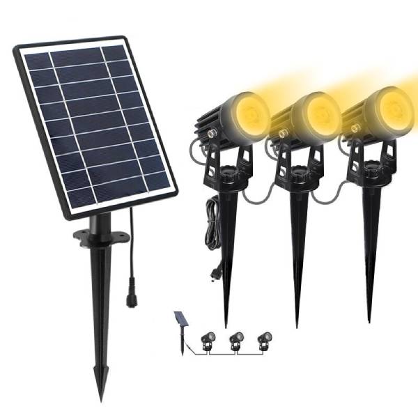 Lampe Solaire Exterieur Spot solaire exterieur MEIKEE à piquer ou